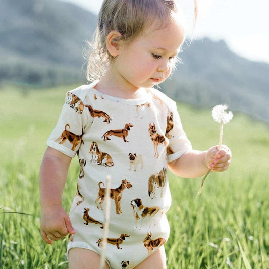 Natural Dog Organic Cotton Short Sleeve One Piece