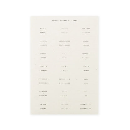 Hosanna Revival Bible Tabs: Black