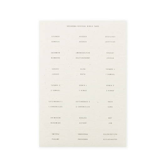 Hosanna Revival Bible Tabs: Black