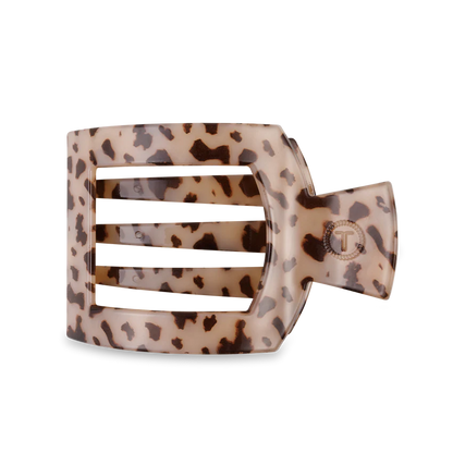 Teleties-Blonde Tortoise Flat Square Hair Clip