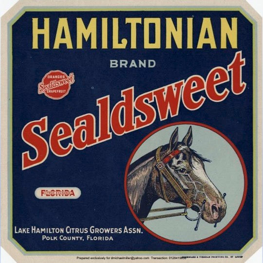 Polk County Citrus Label
