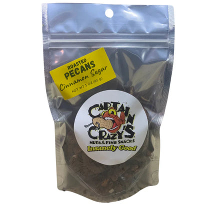 CAPTAIN CRAZY'S Cinnamon Sugar Roasted Pecans