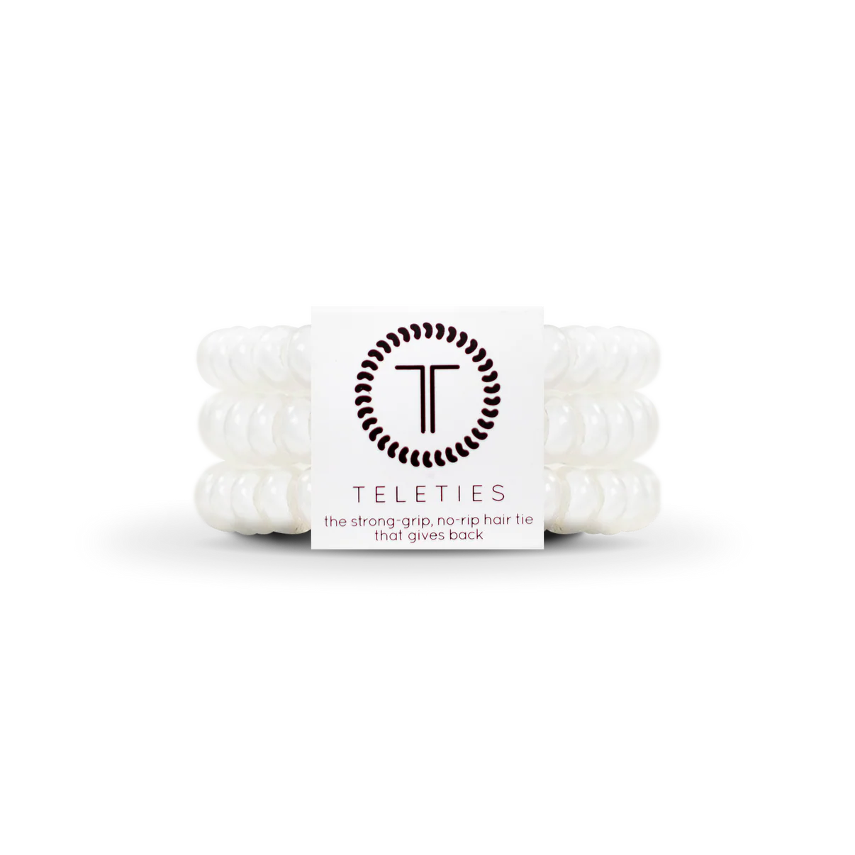 Coconut White Hair Ties