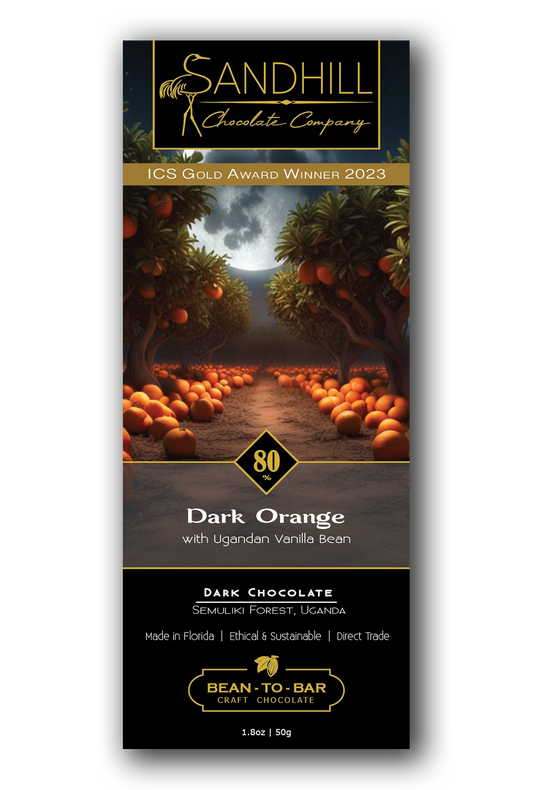 Sandhill Chocolate Company - 80% Dark Orange