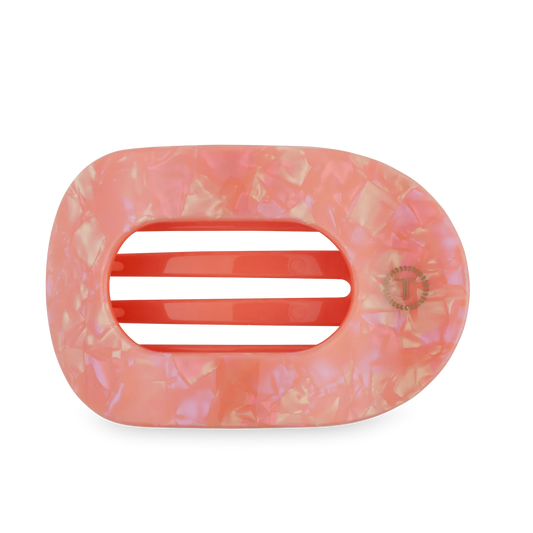 Teleties-Dreamsicle Flat Round Hair Clip