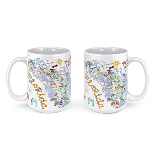 Wet-It Fishkiss Florida mug FL 15oz