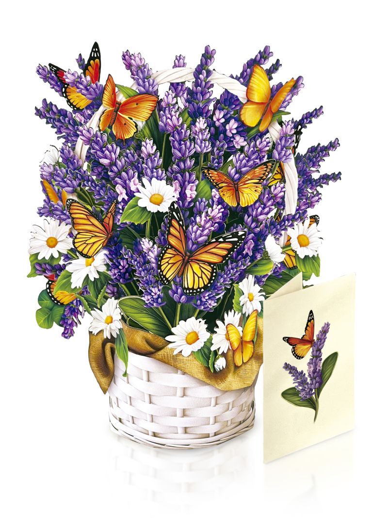 Fresh Cut Paper Mini Bouquet Pop-Up Cards