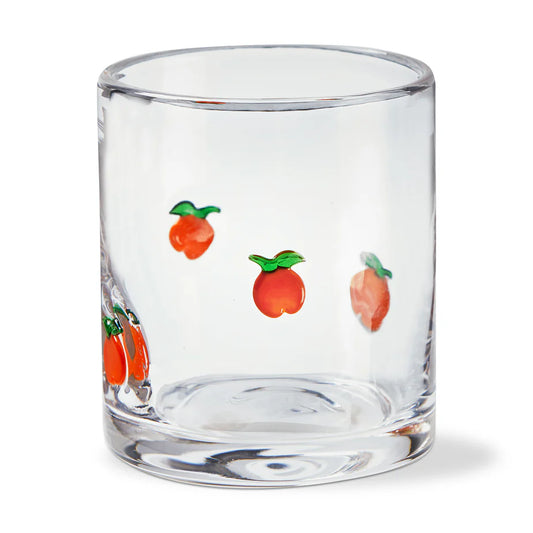 Peach Double Old Fashioned Glass