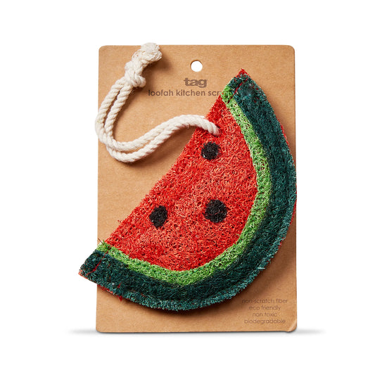 Watermelon Loofah Scrubber