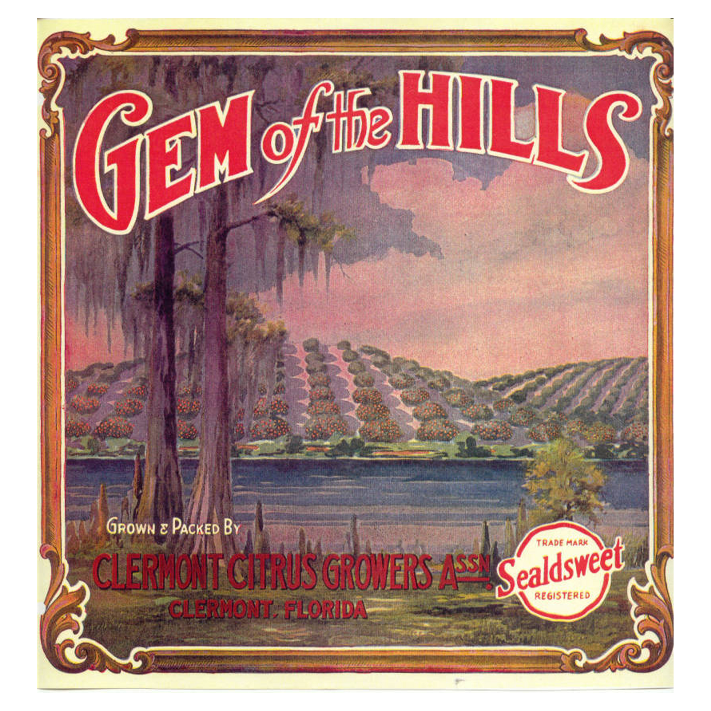 Lake County Citrus Label