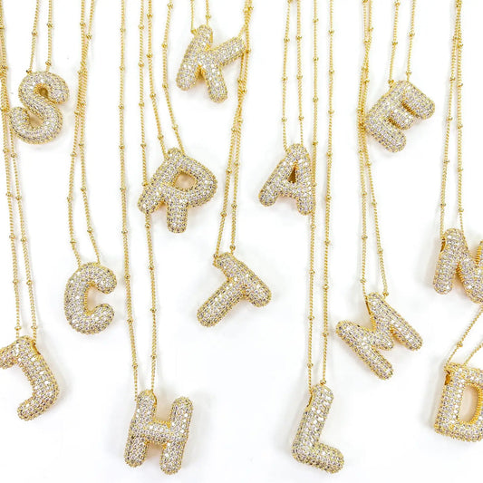 Alex Carol - Bubble Letter Necklaces