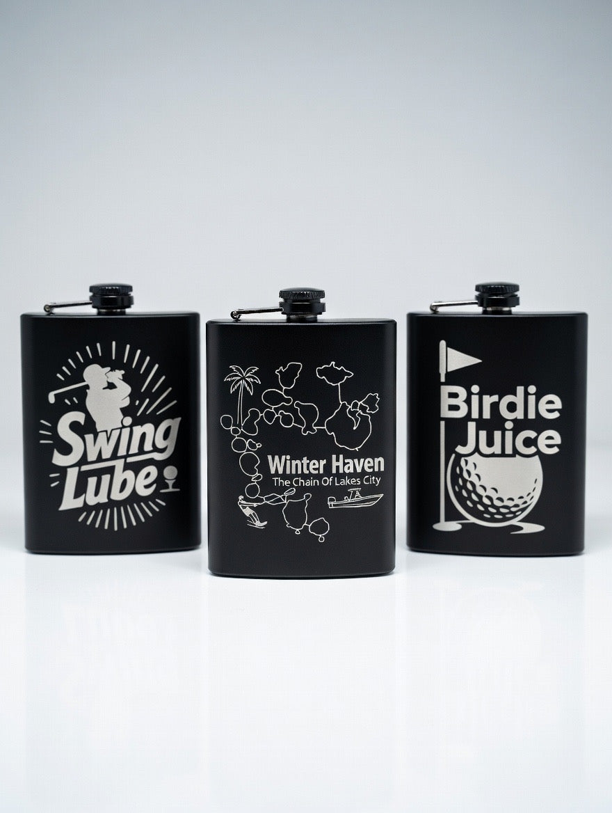 Engraved Flask