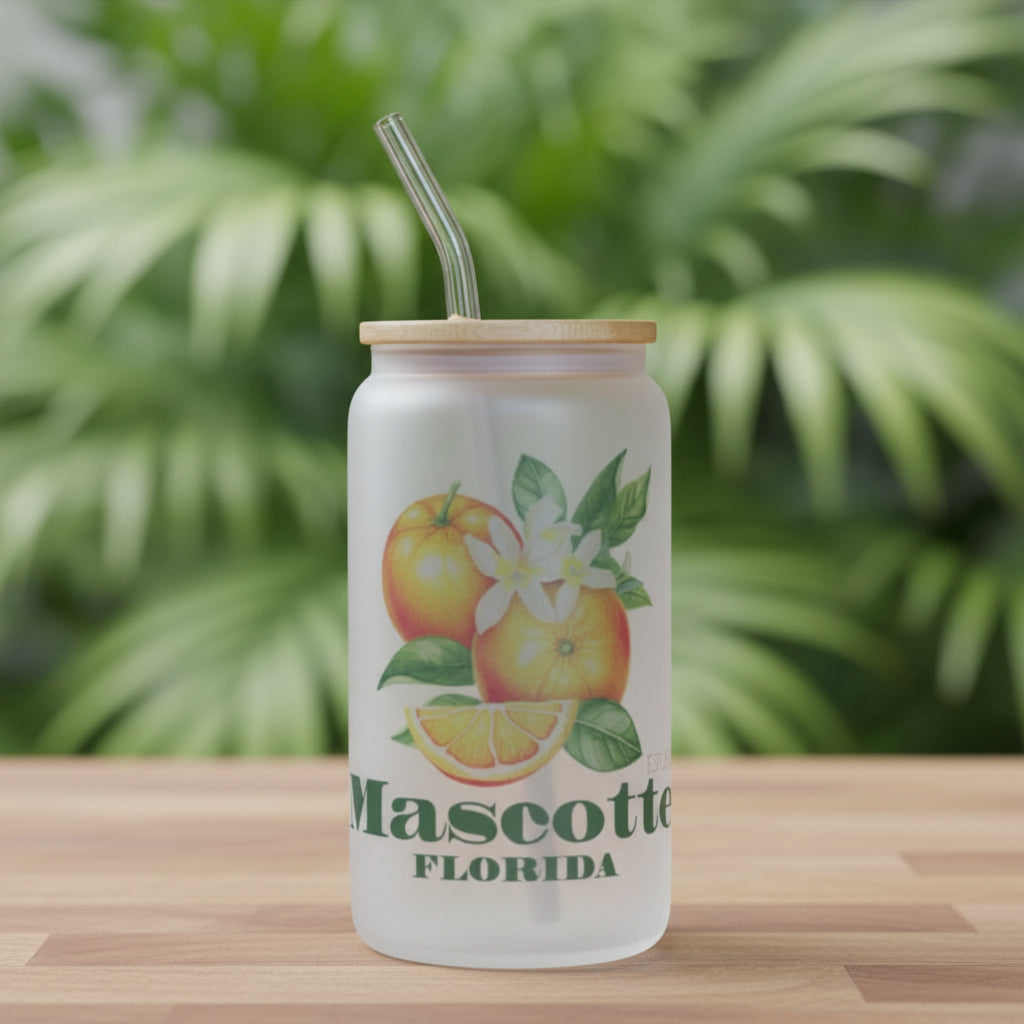16oz Frosted Can Cup - Small Town Designs