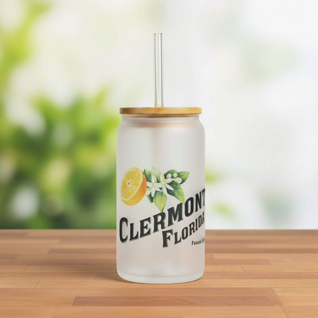 16oz Frosted Can Cup - Small Town Designs