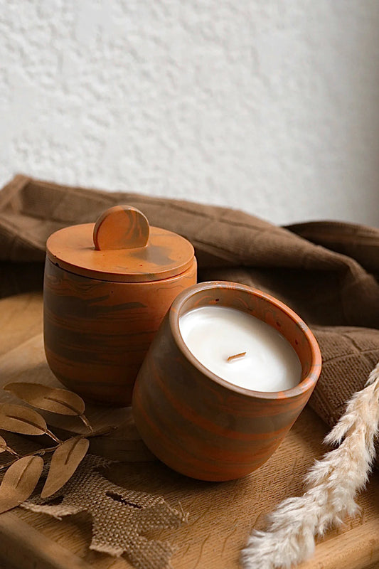 Pumpkin Crunch - Concrete Candle