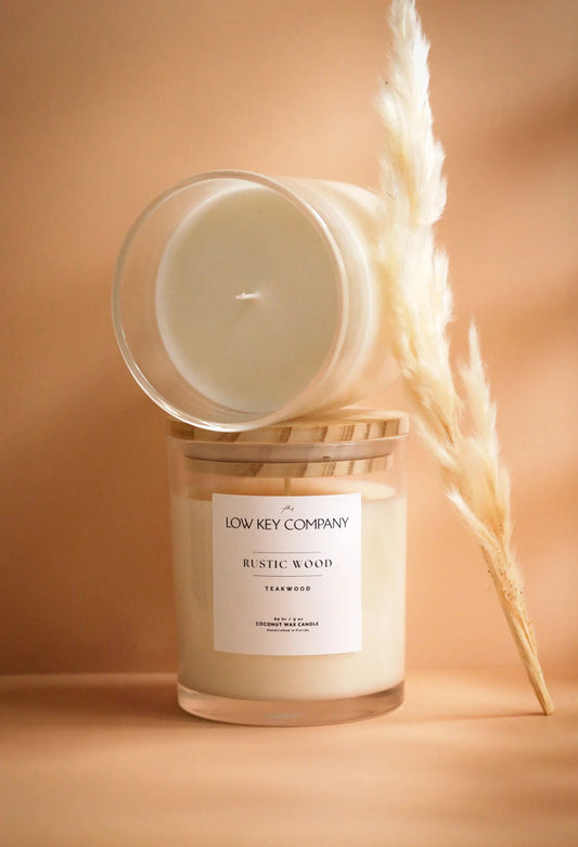 Rustic Wood - Teakwood Luxe Candle