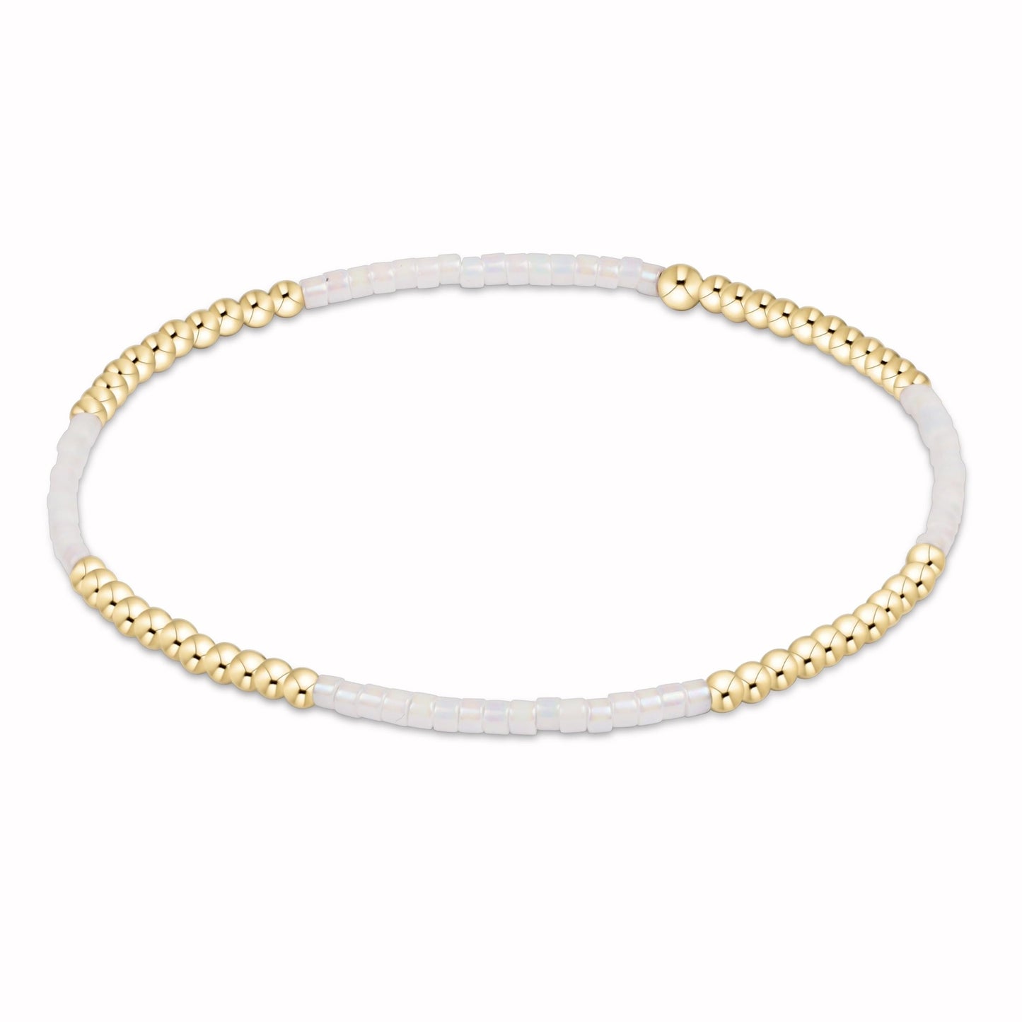 enewton Hope Blissful Bracelet 14kt Gold-Filled Silky White