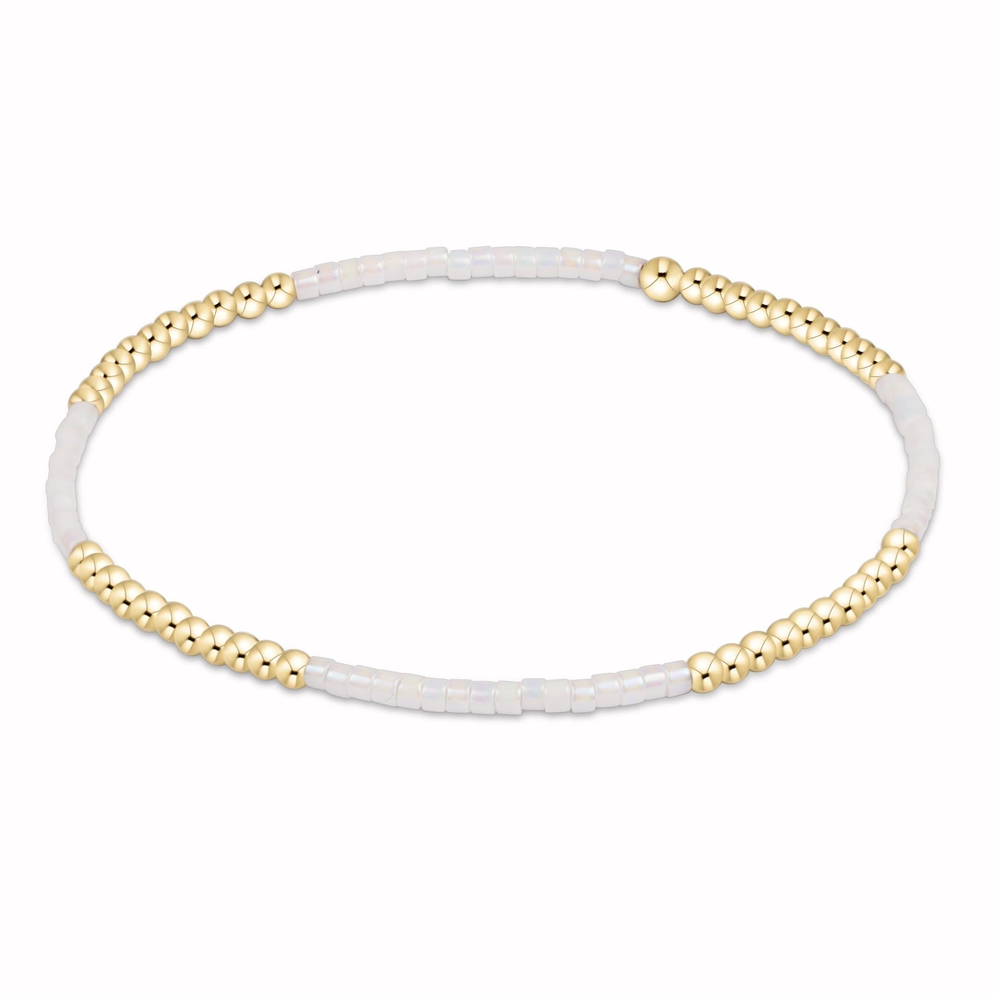 enewton Hope Blissful Bracelet 14kt Gold-Filled Silky White