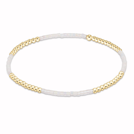 enewton Hope Blissful Bracelet 14kt Gold-Filled Silky White