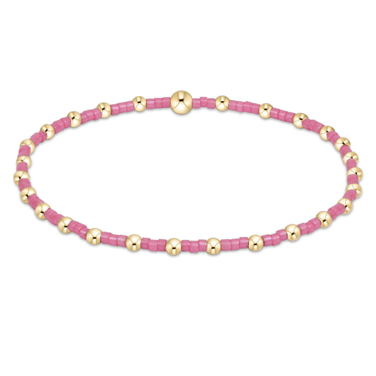 Enewton Hope Sincerity Bracelet with Gold-Filled Beads in Bubblegum