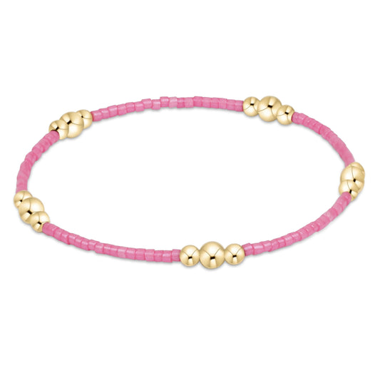 Enewton Hope Purpose Gold Bracelet Bubblegum 6.25in