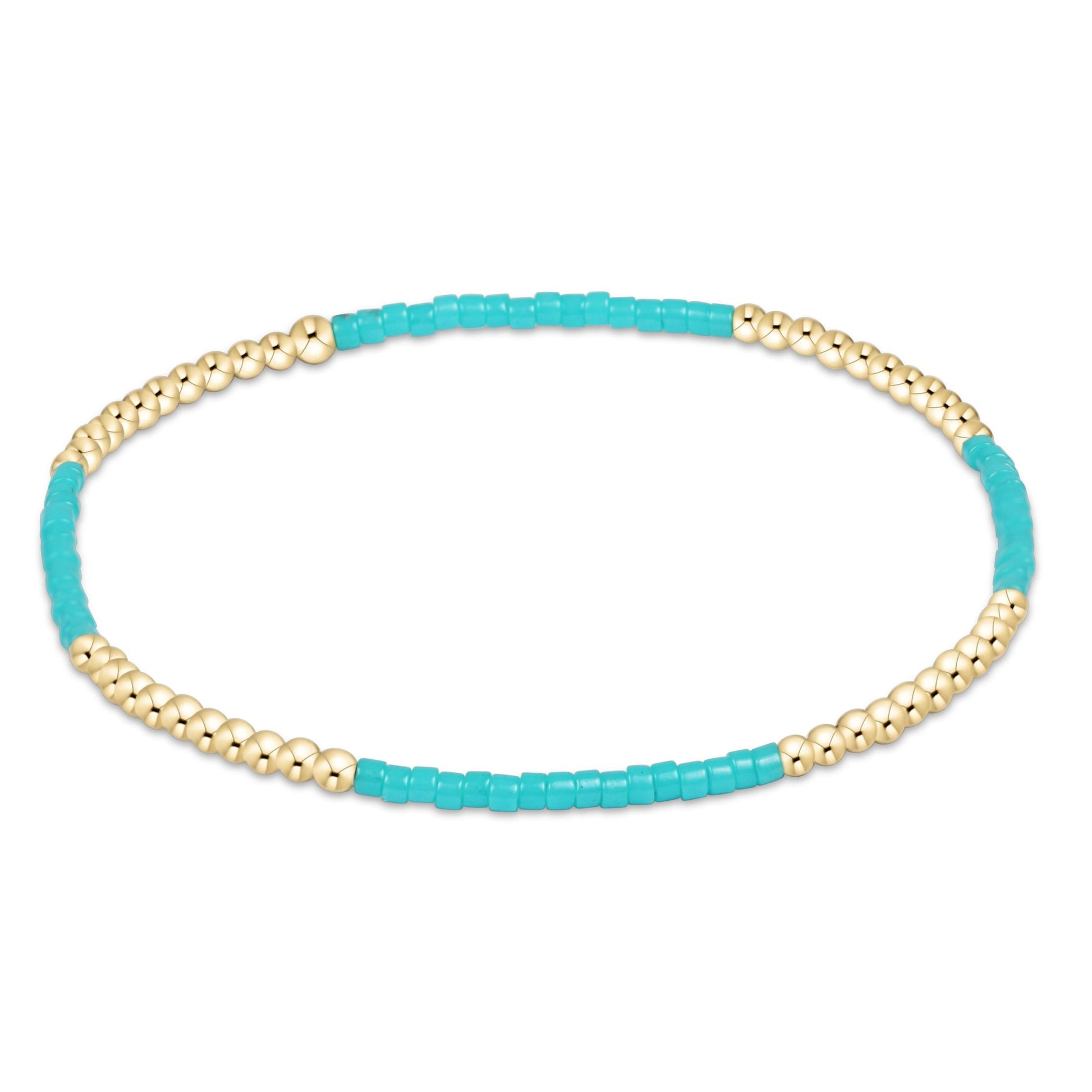 enewton Hope Blissful Seed Bead Bracelet Turquoise 6.25-inch