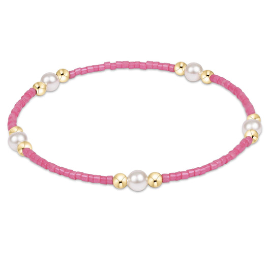 enewton Hope Purpose Pearl Bracelet Bubblegum 6.25-inch Standard Size