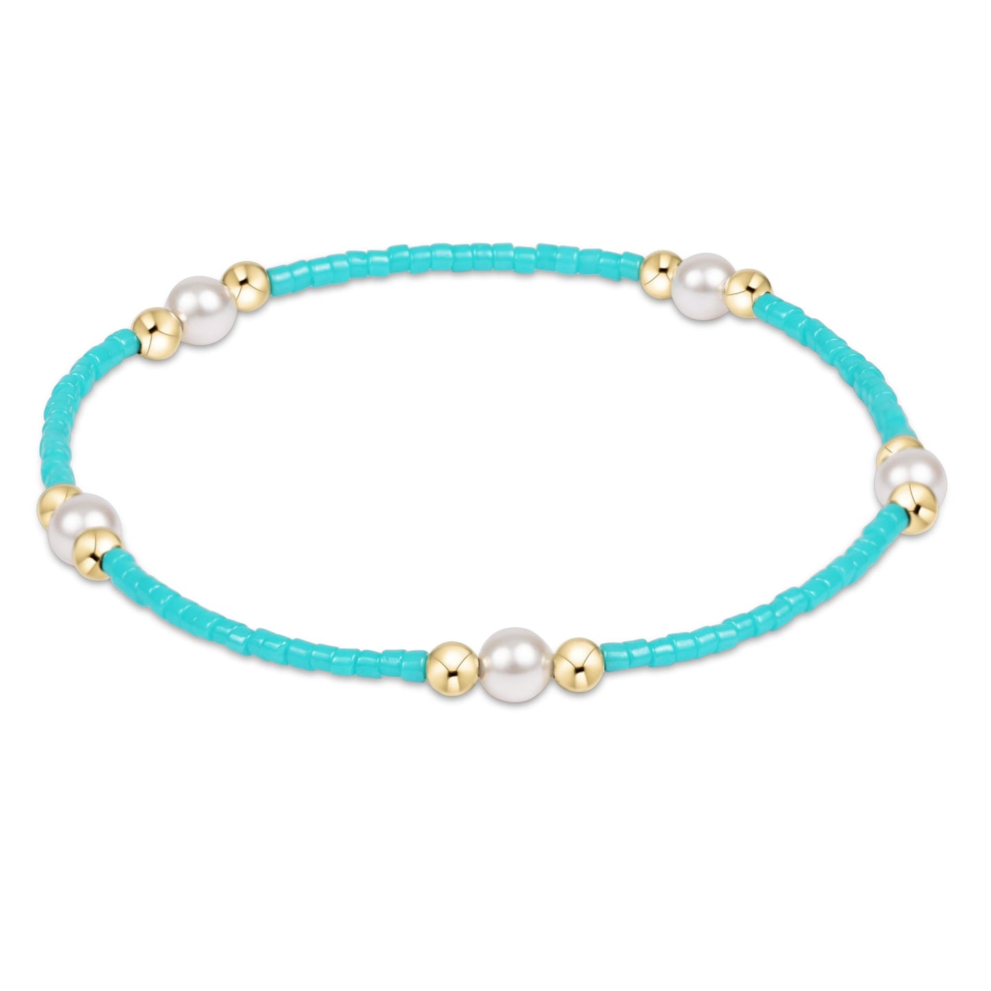 enewton Hope Pearl Beaded Bracelet Turquoise