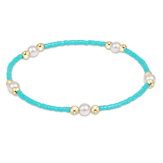 enewton Hope Pearl Beaded Bracelet Turquoise