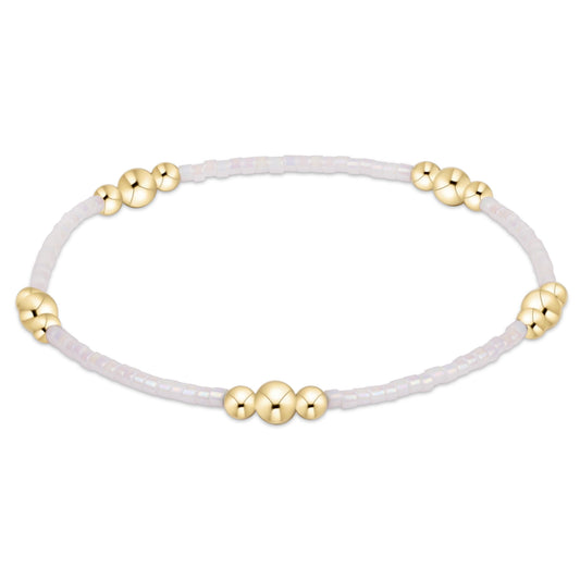 Enewton Hope Purpose Gold Bracelet Silky White