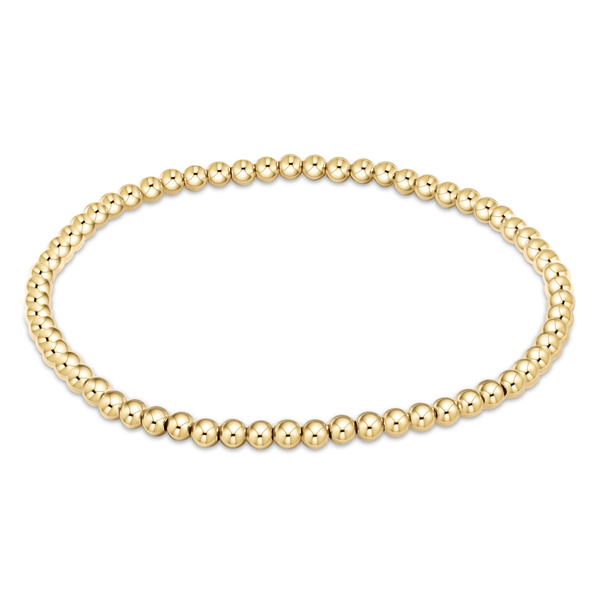 enewton Classic 3mm Gold Bead Bracelet