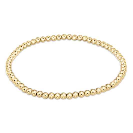 enewton Classic 3mm Gold Bead Bracelet