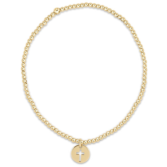 enewton Classic Gold 2mm Bracelet Blessed Small Gold Disc