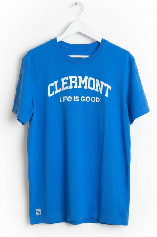 Life is Good - Blue Men's Crusher Tee - Clermont, FL