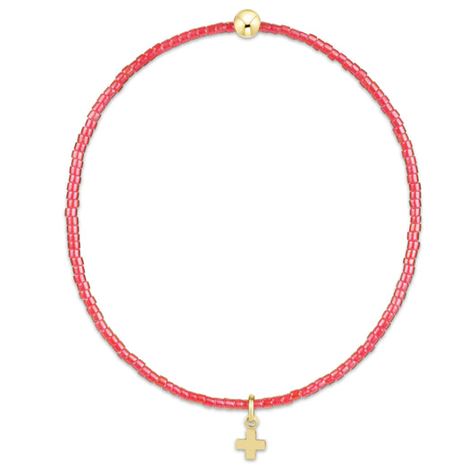 enewton Hope Classic Sherbert Bracelet with Small Signature Cross Charm