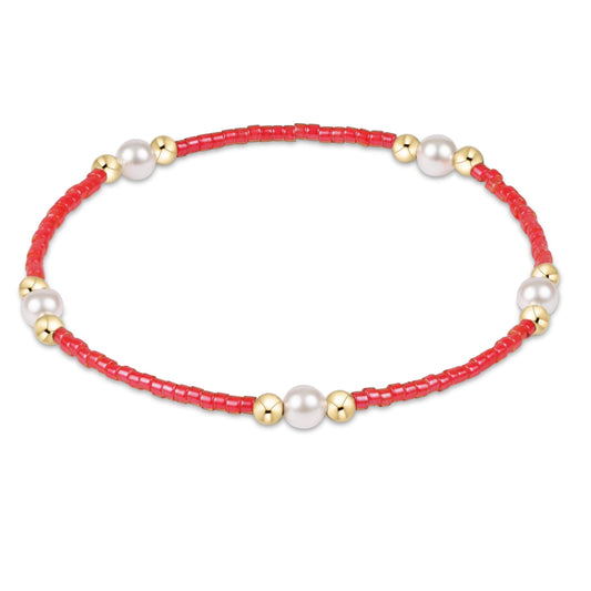 enewton Hope Purpose Pearl Bracelet Sherbert 14kt Gold