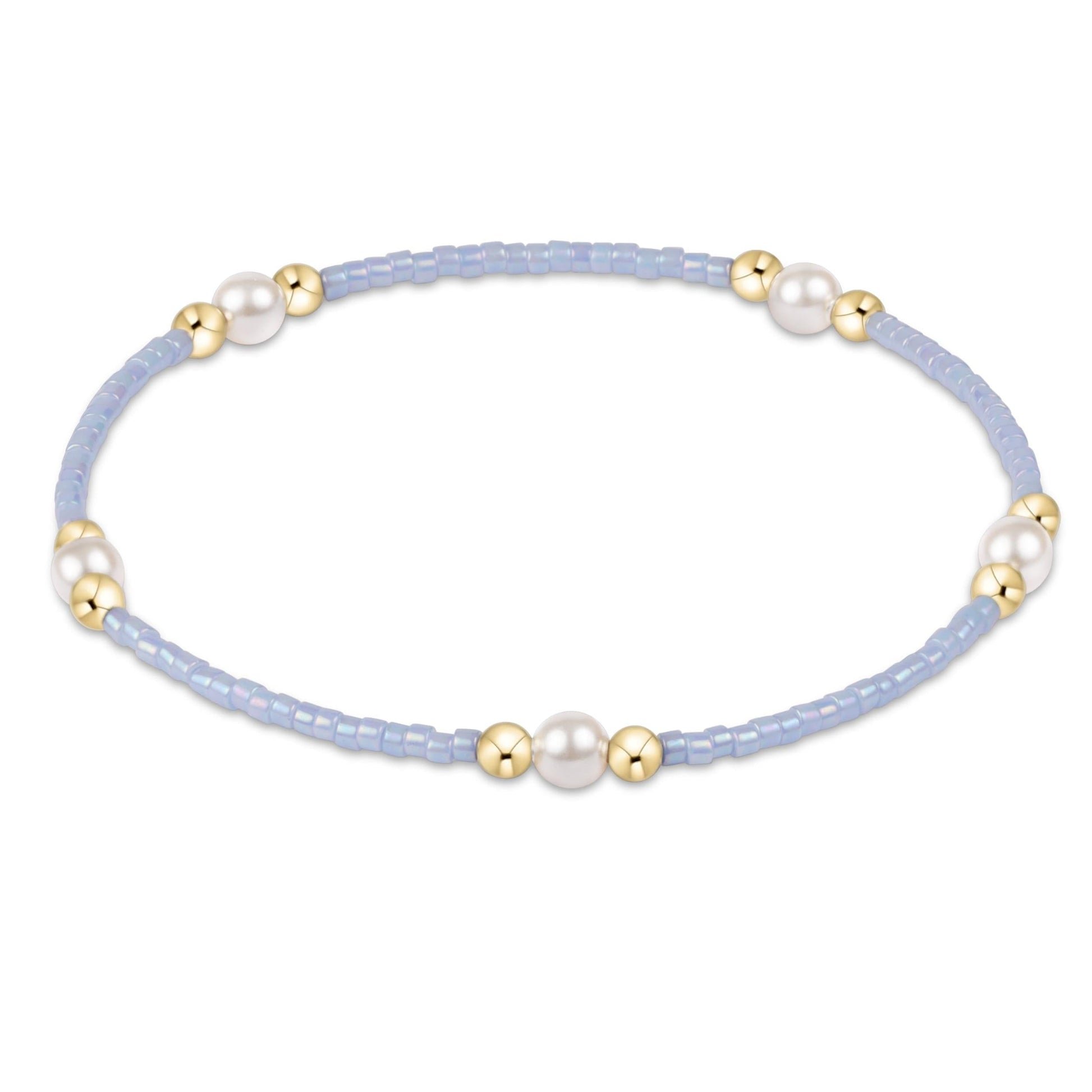 Enewton Hope Purpose Pearl Bracelet Ocean Mist 6.25-Inch