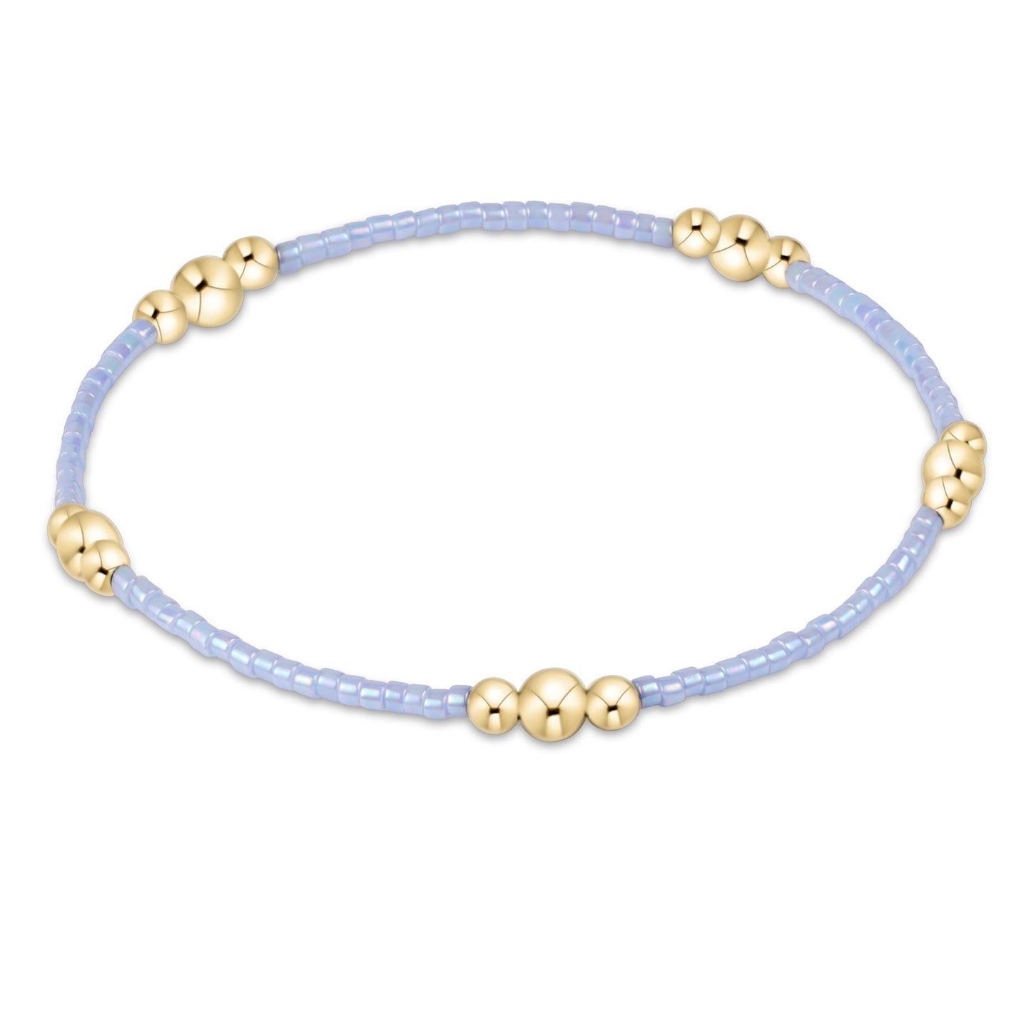 enewton Hope Purpose Gold Bracelet Ocean Mist 6.25in