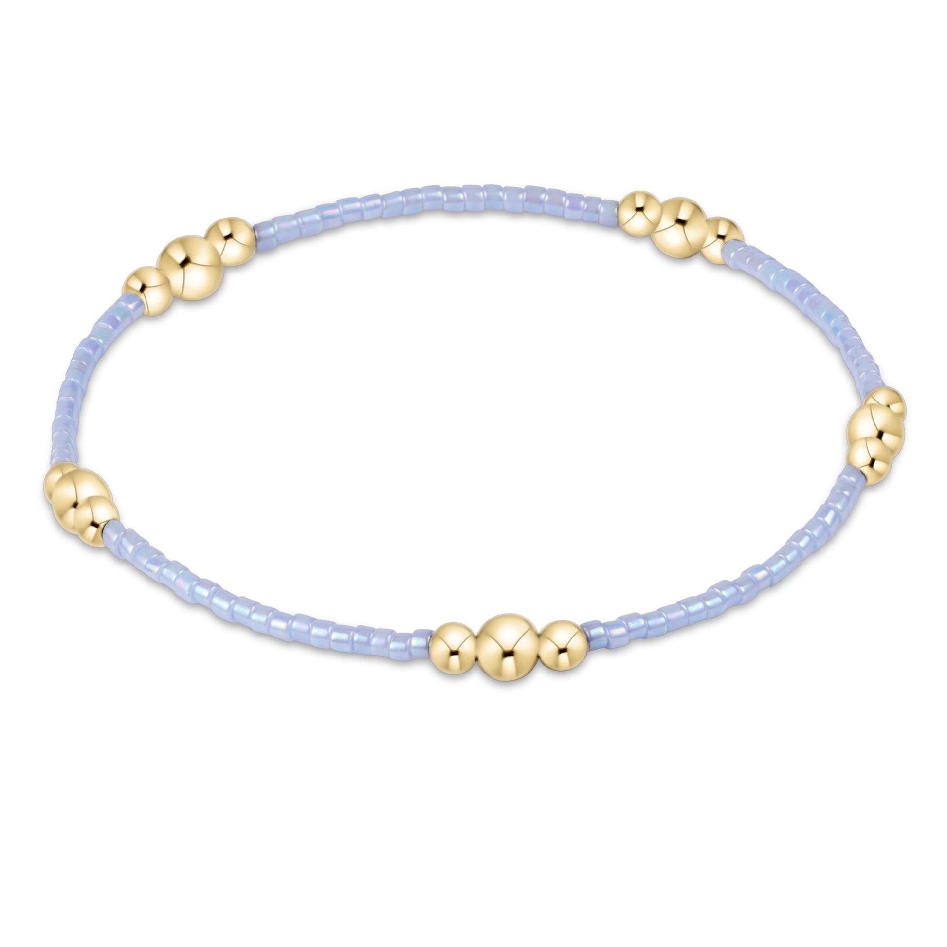 enewton Hope Purpose Gold Bracelet Ocean Mist 6.25in