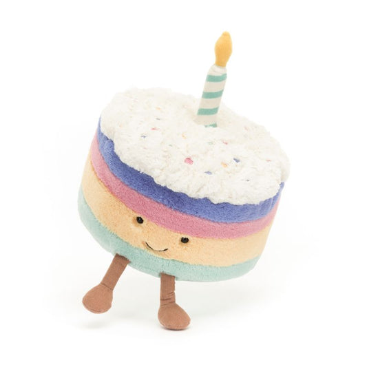 Amuseable Rainbow Birthday Cake 9"