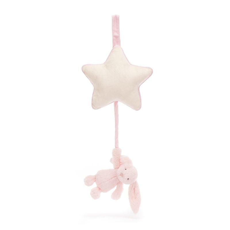 Bashful Pink Bunny Musical Pull