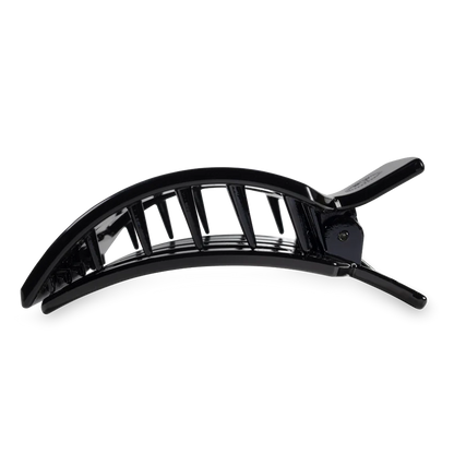 Teleties-Jet Black Flat Square Hair Clip (Copy)