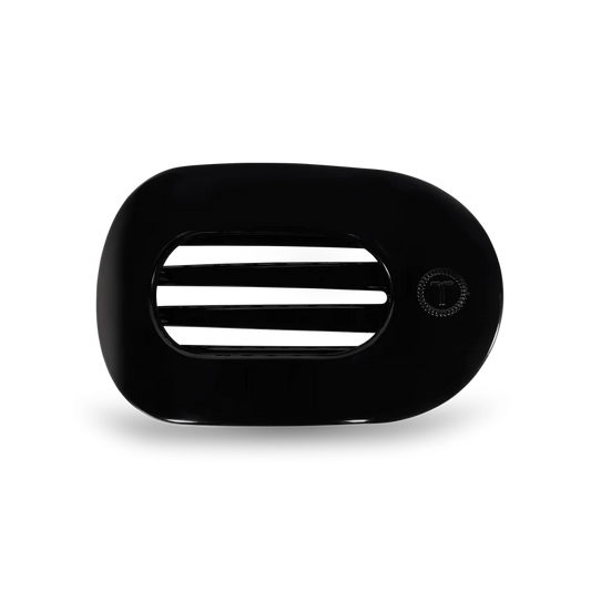 Jet Black  Flat Round Clip