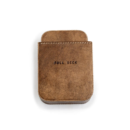 Leather Playing Card Case