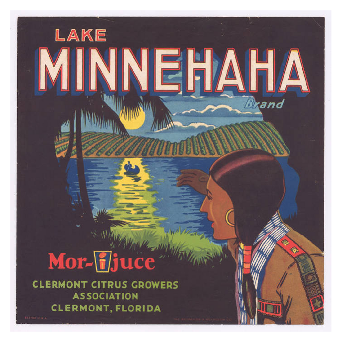 Lake County Citrus Label
