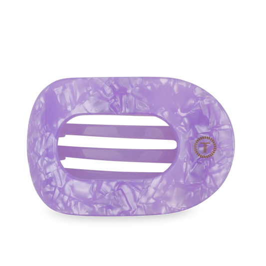 Teleties-Lavender Mist Flat Round Hair Clip