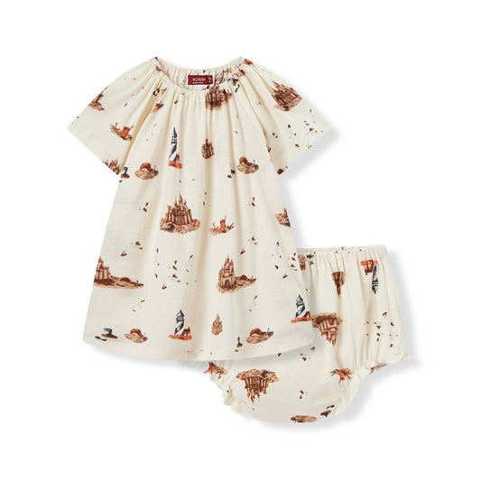 Organic Dress & Bloomer Sandcastle