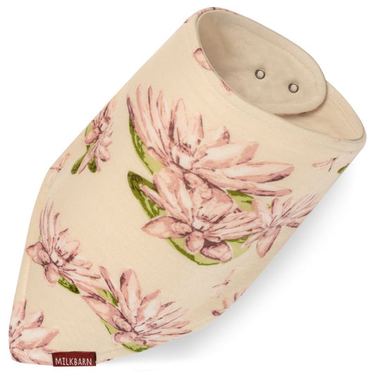Bam Kerchief Bib Water Lily