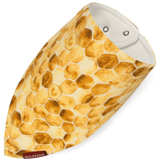 Bam Kerchief Bib Honeycomb