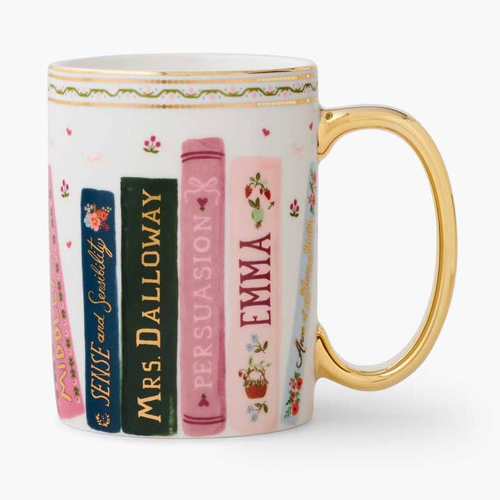 Rifle Paper Co. Ladies Night Book Club Porcelain Mug
